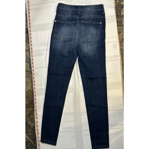 No Boundaries Rhinestone High Rise Skinny Jeans | Teen 7 - Picture 4 of 5